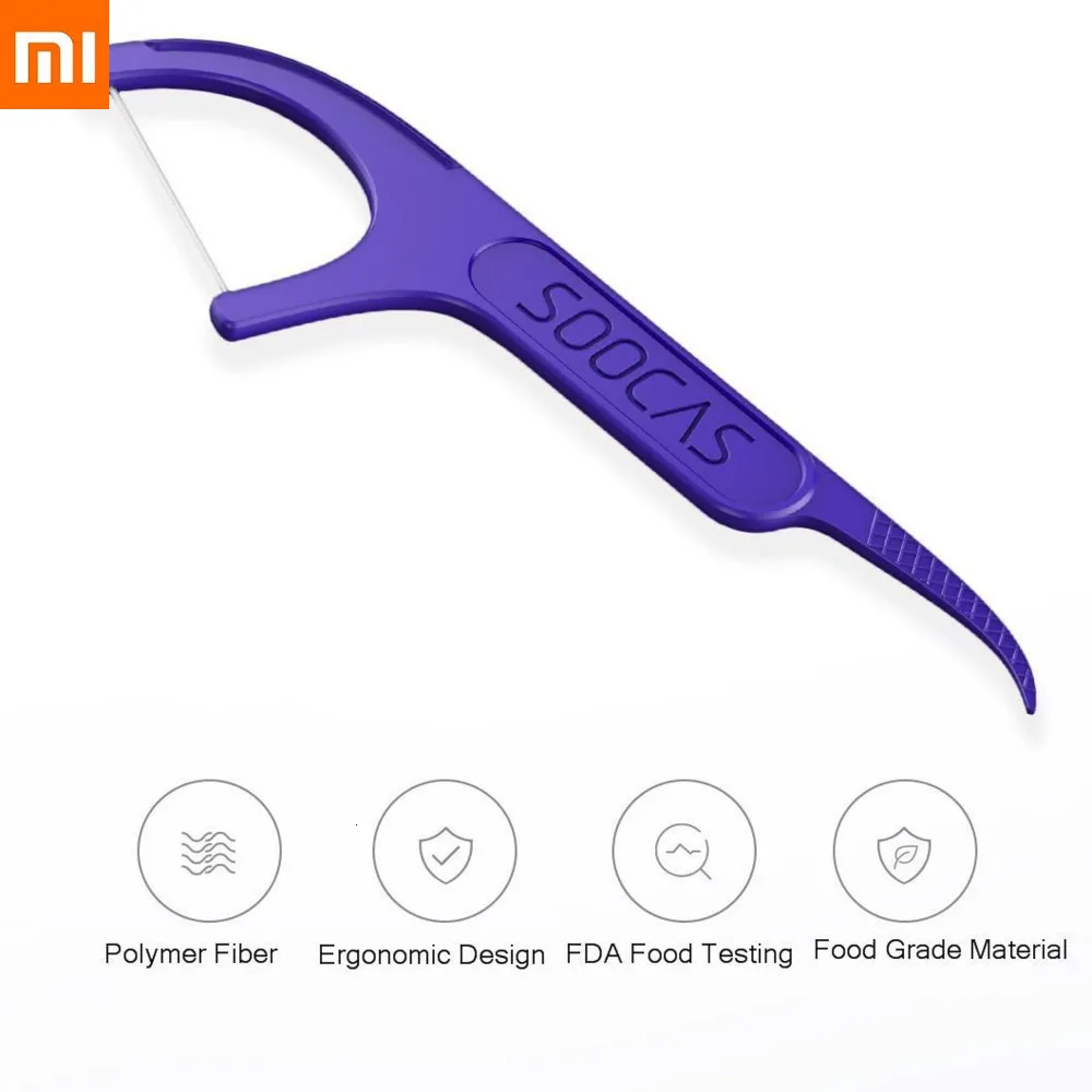 

50PCS Xiaomi superfine Dental Floss Xiomi mihome For Heath Dental Floss Dental Foss Pick Tooth Cleaning Teeth-tooth Toothpicks