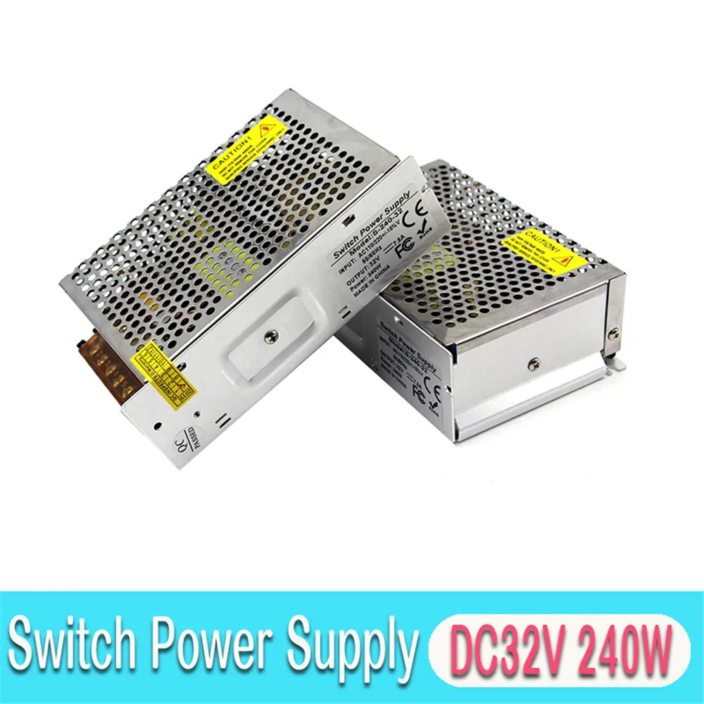 DC32V 240W импульсный источник питания 110V 220V вход для 3D принтера камеры наблюдения