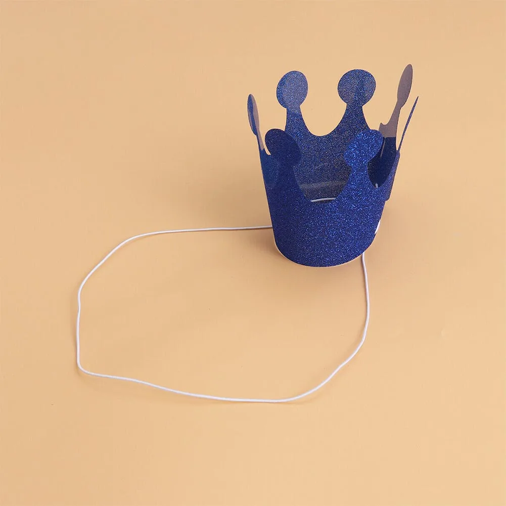 12 шт. симпатичная блестящая диадема шляпа модный декоративный подарок вечеринка по случаю Дня рождения поставки ПВХ для маленьких детей сплошной Блестящий Сверхлегкий многоразовый