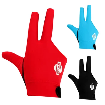 

3-Finger Elastic Fingertip Cut Snooker Pool Billiard Glove for Right Hand