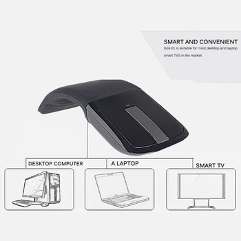 

Cool 2.4G Bluetooth Folding Mouse Wireless Optical Mouse 1000DPI For Microsoft Arc Touch 2 Generation Bluetooth Mouse Foldable