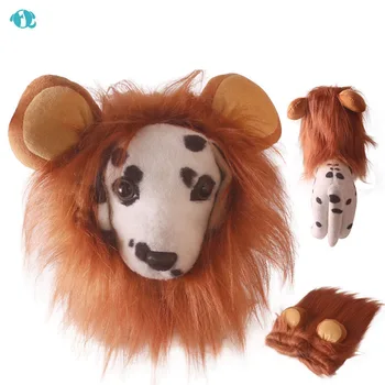 

Funny Lion Headgear Dog Accessories for Small Dogs Wig Headwear Hats for Cats Cute Pet Costume Cosplay Decoration Puppy Supplies