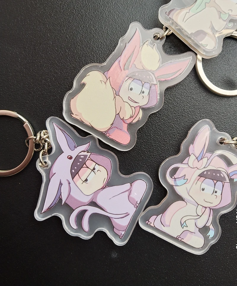 6 шт./компл. аниме Новинка Osomatsu San г н Matsuno Karamatsu Ichimatsu Portachiavi брелок для ключей|keychain