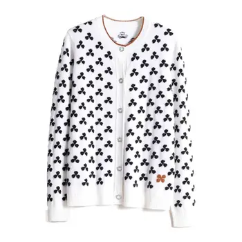 

New Plum Blossom Cashmere Sweater Female Long Sleeve Head Round Collar Sweater Sweater Outside The Base