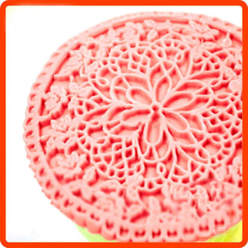 Silicone Lace Flower Flora Cupcake Fondant Cake Mould Decor Bakeware Cake Molds