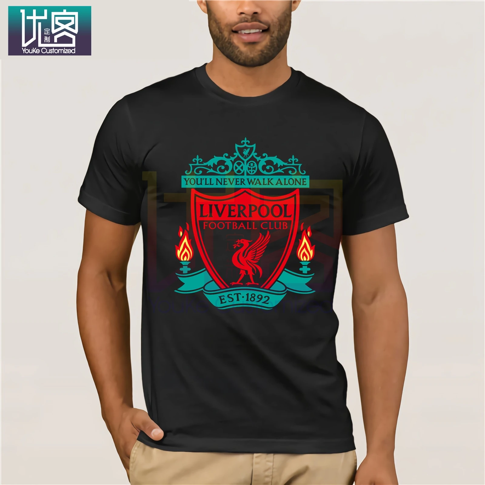 Ynwa Liverpool Liver Bird Foot Ball T Shirt Tee New Funny Tops Unisex You Ll Never Walk Alone T Shirt Cotton Tee Shirt Present T Shirts Aliexpress