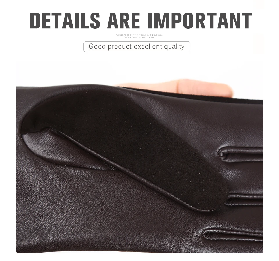 Colored Suede women's leather gloves,warm winter gloves,High-end leather gloves women,winter sheepskin women's gloves-2007
