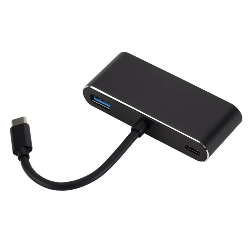 USB C к адаптер HDMI VGA HDMI/VGA/Аудио/USB 3,0 порт+ USB C порт(pd) конвертер для Macbook samsung Ноутбук