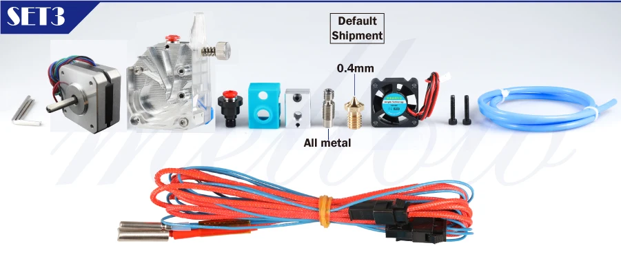Extrusora de Estrutura Extrusora para Ender Mellow Nf-bmg Aero Hotend Kit Clone Dupla Unidade Bmg 3 Cr10 Prusa i3 Mk3s v6 12 extrusora para ender 3 cr10 prusa i3 mk3s