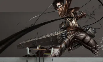 

[Self-Adhesive] 3D Attack On Titan 1265403 Japan Anime Wall Paper mural Wall Print Decal Wall Murals