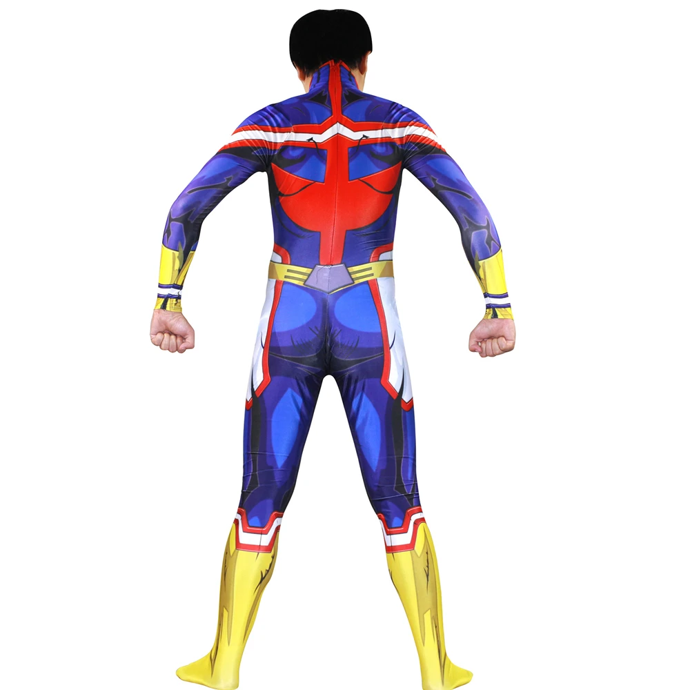 Аниме «Мой герой» Academy Boku no Hero academic Косплей Костюм AllMight Zentai боди костюм комбинезоны