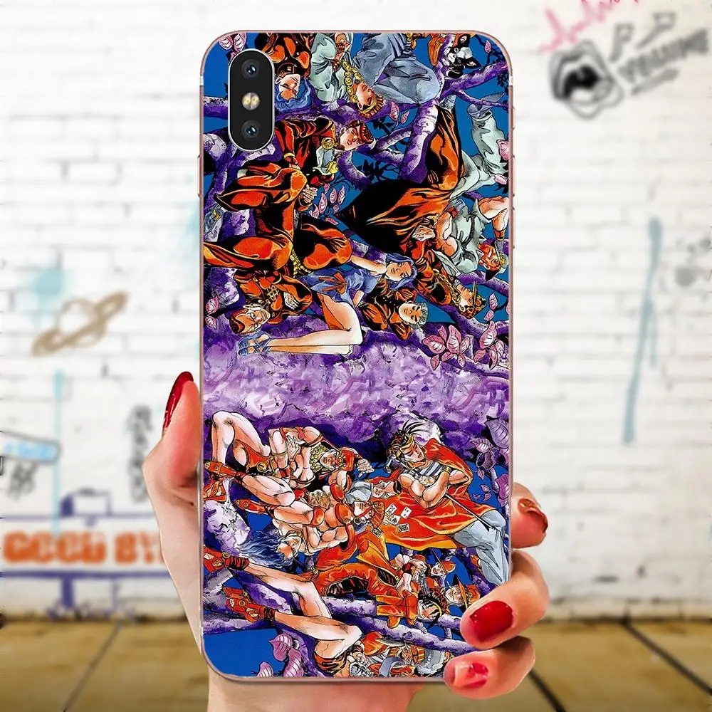 Для Galaxy J1 J2 J3 J330 J4 J5 J6 J7 J730 J8 mini Pro мягкие милые зимние ботинки кожи Jojo Jonathan Joestar дизайн - Цвет: as picture