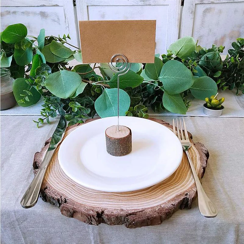  120Pcs Wedding Vintage Blank Kraft Paper Table Number Name Card Place Cards Wedding Birthday Party  - 4.00033E+12