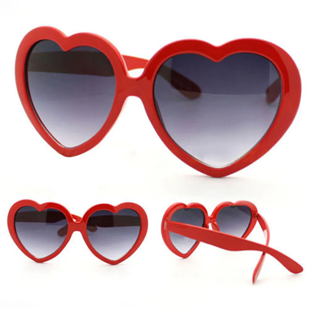 fashion sunglasses Hot Love Fashion Trendy Sun Glasses Lolita Heart Shape rose gold sunglasses