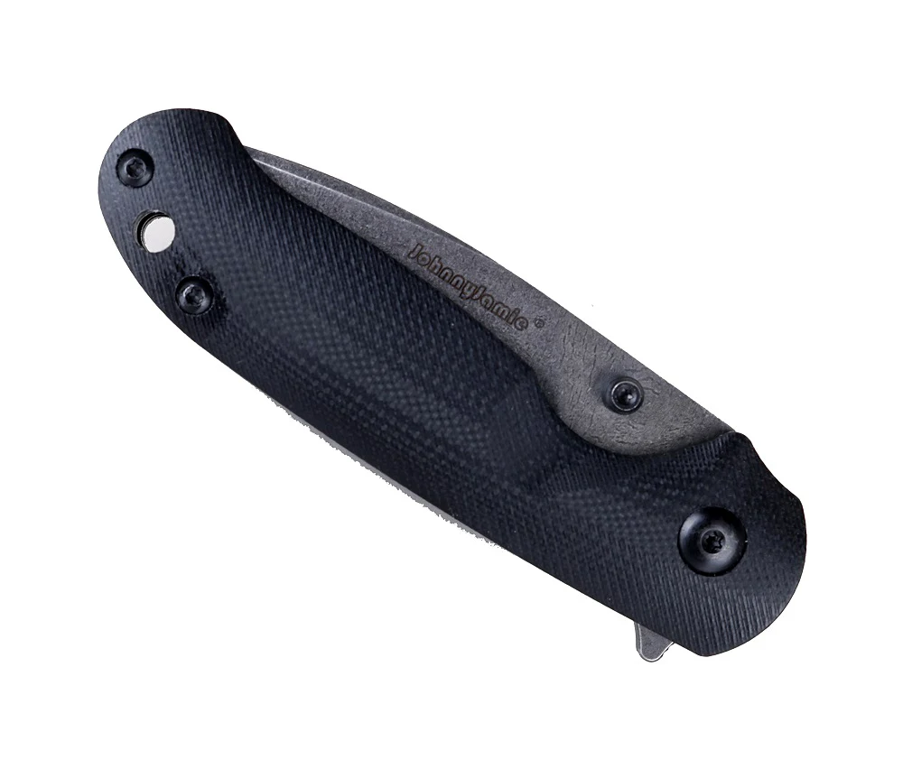 Джонниджейми Дракон масштаб GL 65 г 2,2" D2 stonewash лезвие G10 ручка тактический Флиппер охотничий складной карманный нож для выживания EDC
