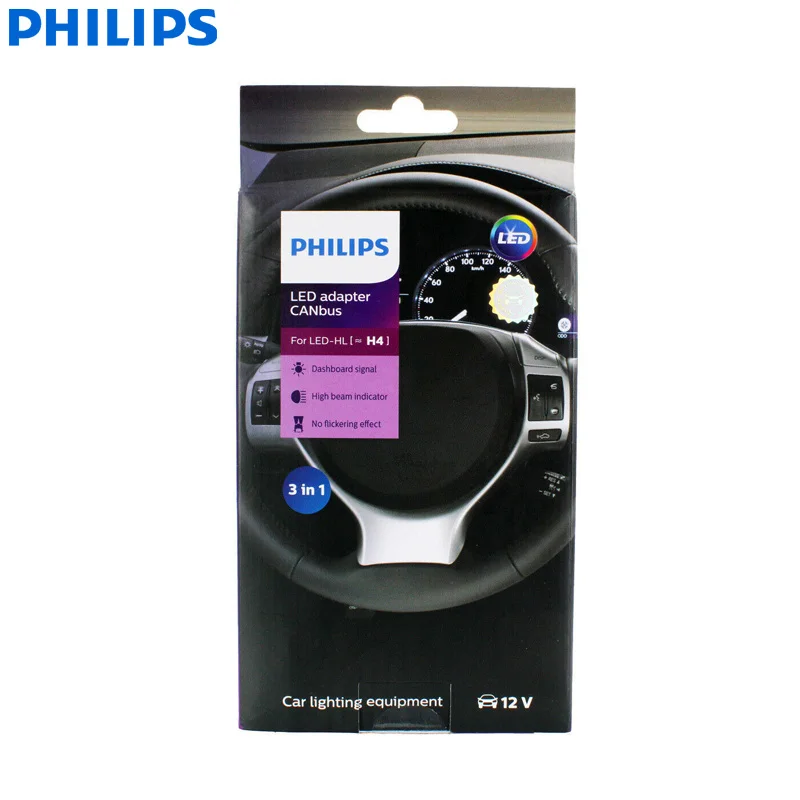 Светодиодный декодер Philips CANbus H4 9003 HB2 18960C2 светодиодный адаптер для отмены ошибок