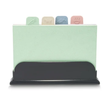 

4Pcs/Set Kitchen Cutting Board Chopping Board Blocks Separately Cutting Board Kitchen Utensils Cutting Block