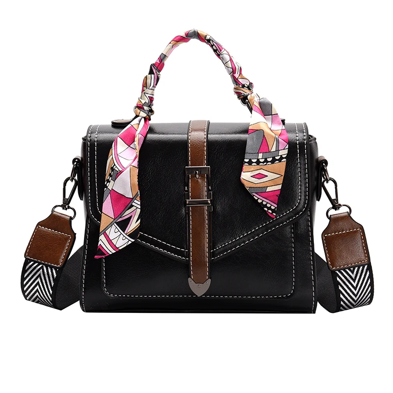 

Women's Designer Handbag 2019 Fashion New High quality PU Leather Women bag Contrast Lady Tote Shoulder Messenger Bag Crossbody