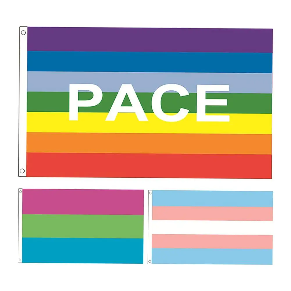 Bandiera Arcobaleno Bandiere Colorate Della Pace Arcobaleno Bandiera Della Decorazione Del Giardino All'Aperto Orgoglio Bandiere Pansessuali Lesbiche 