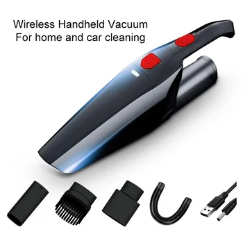 

Wireless Handheld Vacuum 12V Car Vacuum Cleaner,120W 5000PA Strong Power Suction for Home and Car Cleaning Wet/Dry Handhel