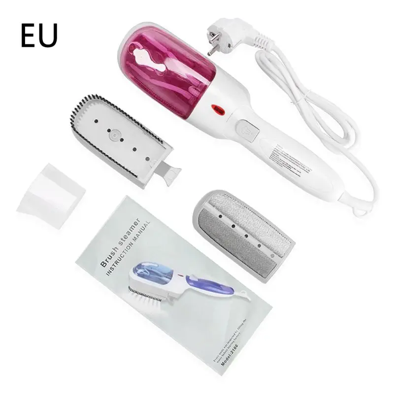 Purple EU Мини Портативный Handel щетка паровой утюг с зажимом Электрический быстрый нагрев для одежды горизонтальное вертикальное отпаривание для дома и т - Цвет: Purple EU