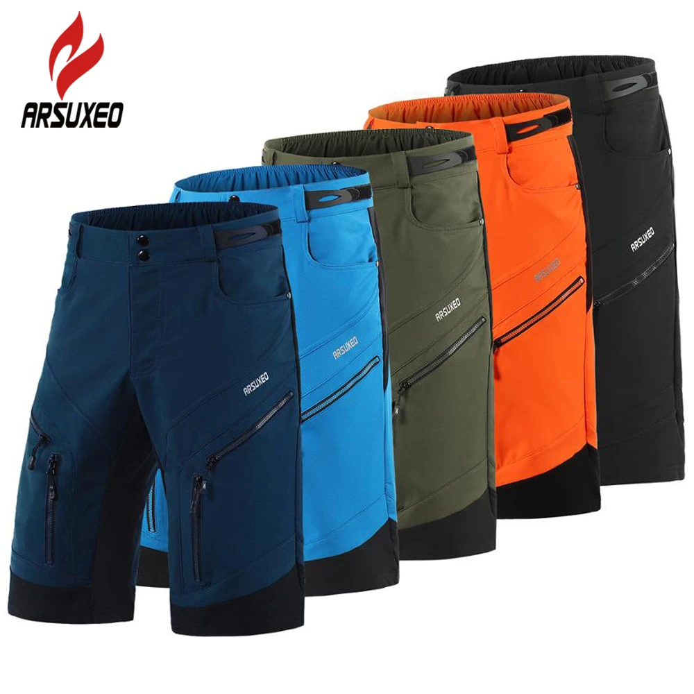 Arsuxeo Bicycles Mens Cycling Shorts Loose Fit Sports Mtb Shorts Mountain  Bike Downhill Bicycle Riding Triathlon Bike Shorts - Cycling Shorts -  AliExpress