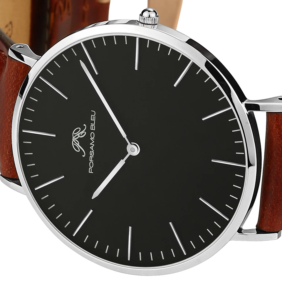 Мужские Простые Модные Часы с циферблатом 40 мм DW аналог японского часового