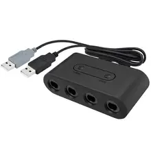 4 порта USB для Gamecube джойстик для NGC адаптер для nintendo Switch/wii U/PC 3в1 игровые аксессуары