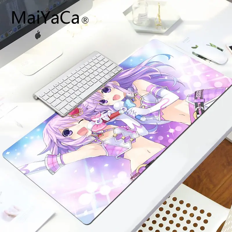 LockEdge 30x80cm MaiYaCa Hyperdimension Neptunia аниме девушка коврики для мышки ноутбук коврик для мышки в стиле аниме ноутбук игровой Lockedge мыши коврик для мыши - Цвет: LockEdge 30x80cm