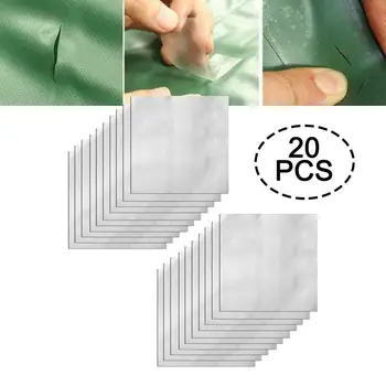 

10/20pcs 5x5cm Swimming Ring Repair Sticker For Leather/flocked/dinghy/inflatable Toy Airbeds Self Adhesive Glue Waterproof Tape