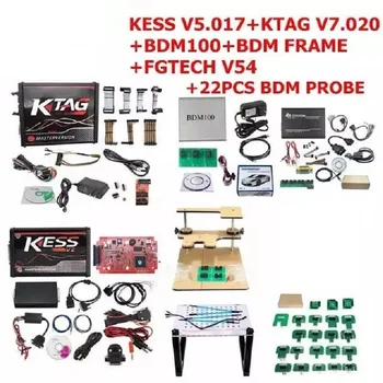 

KESS KTAG FGTECH 0475 BDM FRAME BDM 100 Online V2.53 EU Red Kess V2 V5.017 OBD2