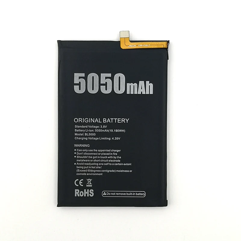 Wiscoco 2 шт 5050mAh аккумулятор BL5000 Для Doogee BL5000 высокого качества мобильный телефон с номером отслеживания