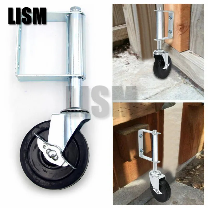 4/5 дюймов сверхмощный резиновый бесшумный пружинный ролик для ворот домашний