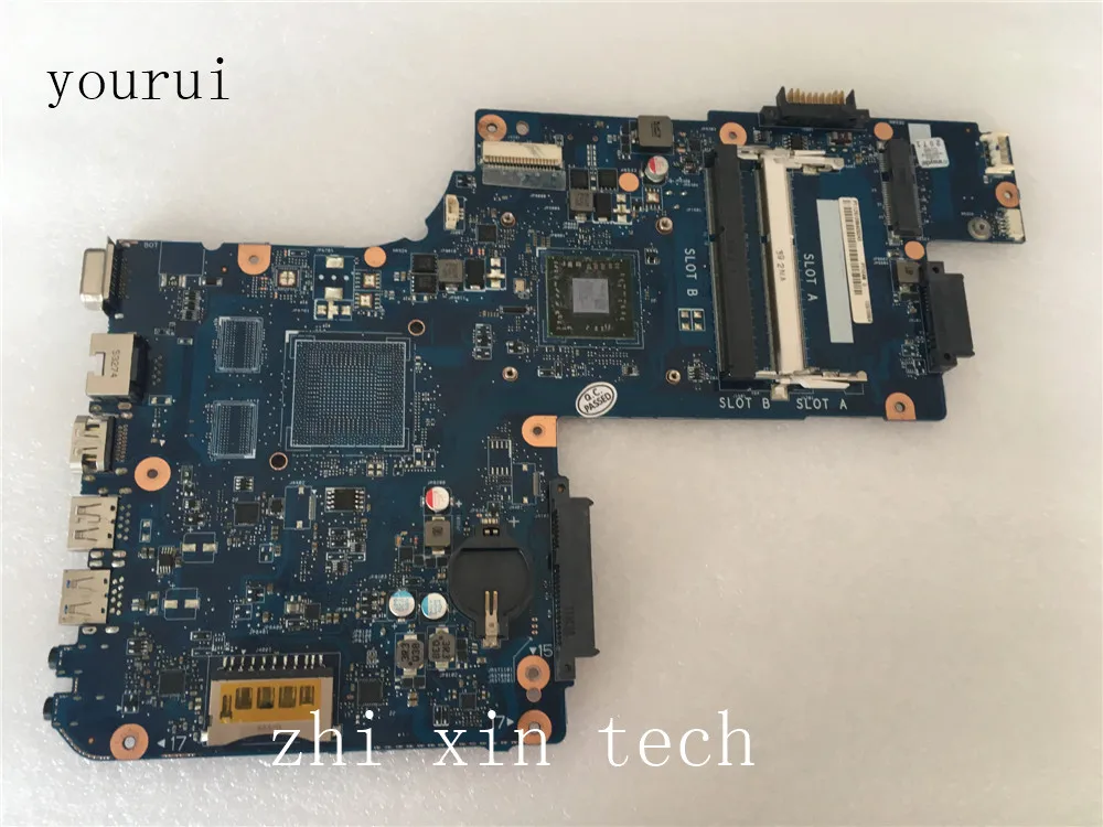 Yourui для Toshiba C50 C55 C50D ноутбук mothrboard H000062940 DDR3 тест ОК