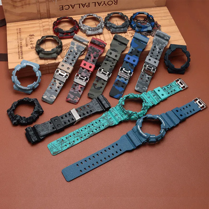 

Soft Silicone watch band Men's Watchcase Replacement Casio GSHOCK GLS GA110 GA100 GD120 Rubber strap