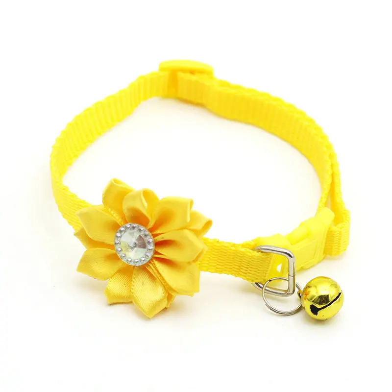 Pet Dog Collar Bell Flower Necklace Collar For Small Dog Puppy Buckle Cat Collar with Bell Flower Pet Supplies Dog Accessories Pet Dog Collar Bell Flower Necklace Collar For Small Dog Puppy Buckle Cat Collar with Bell Flower Pet Supplies Dog Accessories
