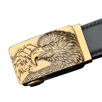Модный брендовый кожаный ремень, деловые брюки Ceinture Homme, Воловья кожа, пояс для брюк, автоматическая пряжка, мужские ремни, модный Автомобильный логотип