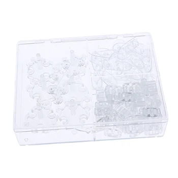 

107pcs Nail Art Tip Display Stand Removable Nail Art Training Practice Tool