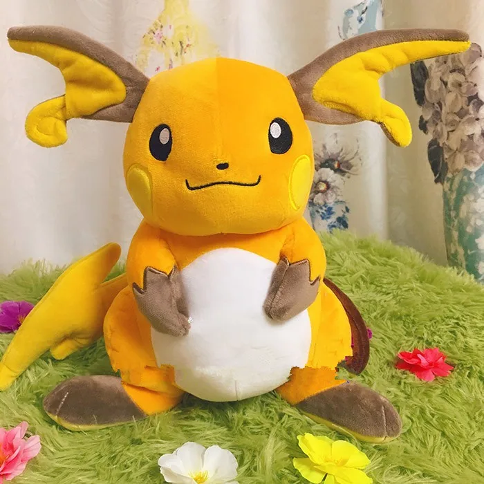 Большой плюшевый райчу кукла Poke Toy Pocket 34 см подарок