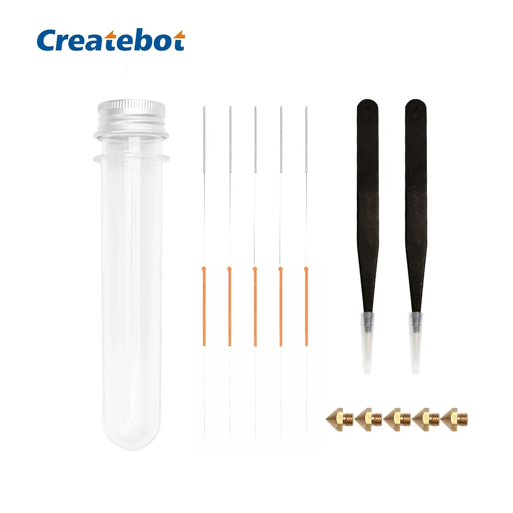 10 шт сопла cleaninig комплект из нержавеющей стали иглы + 2 Пинцет 5 шт. 0 4 мм насадки Принтер часть ящик для