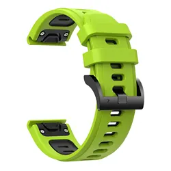 Premium Silicone Quick Release Watch Strap - 22-26mm Replacement Wristband - 26mm Fenix 8 51MM (J)