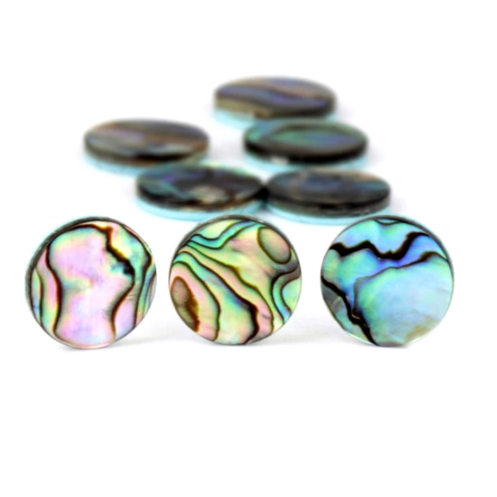 

3pcs Trumpet Valve Finger Keys Buttons Inlays Colorful Abalone Shell Trumpet Parts Accessories Trumpet Buttons 13.6*2.4mm New