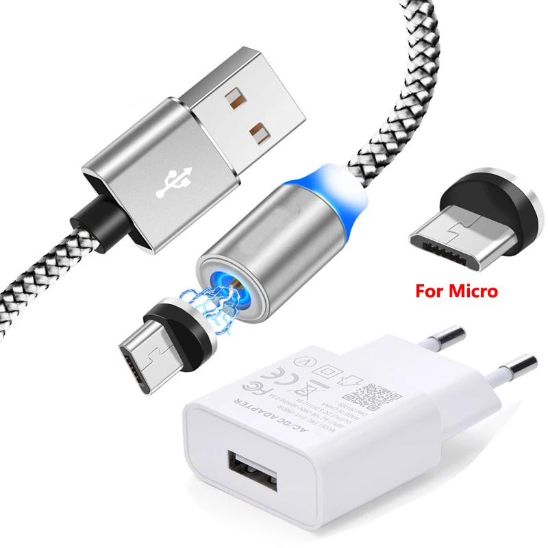 Магнитный Micro USB кабель для быстрой зарядки Huawei Honor 6X 7X 7A 7C 7S 9i 8A 9X 8S P Smart 2019 10 20 V10 V20