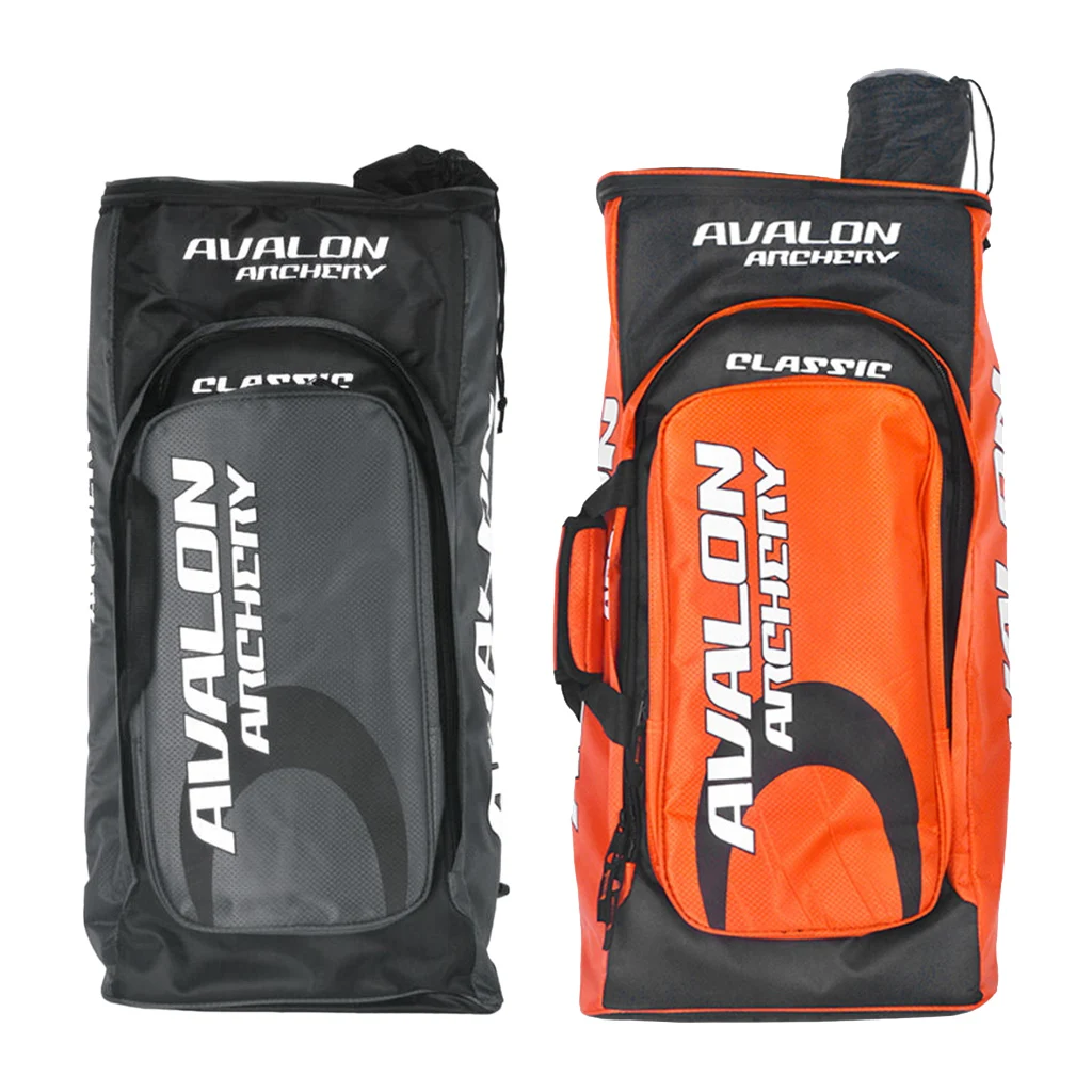 

2 Pieces Outdoor Hunting Backpack Bag with Compound Recurve Bow Holder