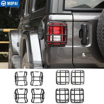

MOPAI Lamp Hoods for Jeep Wrangler JL Car Tail Light Cover Rear Lamp Guards Protector Accessories for Jeep Wrangler JL 2018 Up