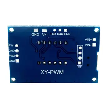 

Power Independent PWM Signal Generator 2 Channel Dual Way Digital LED Duty Cycle Pulse Frequency Board