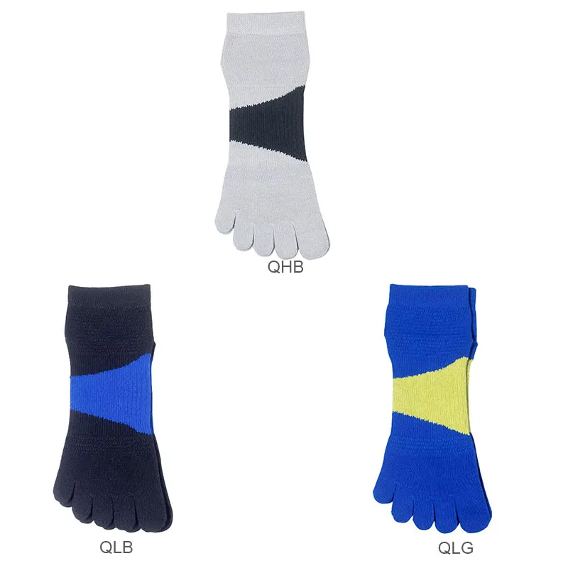 Компрессионные носки хлопчатобумажные пять пальцев носки Большие полосатые носки повседневные спортивные носки для велосипедистов для мужчин