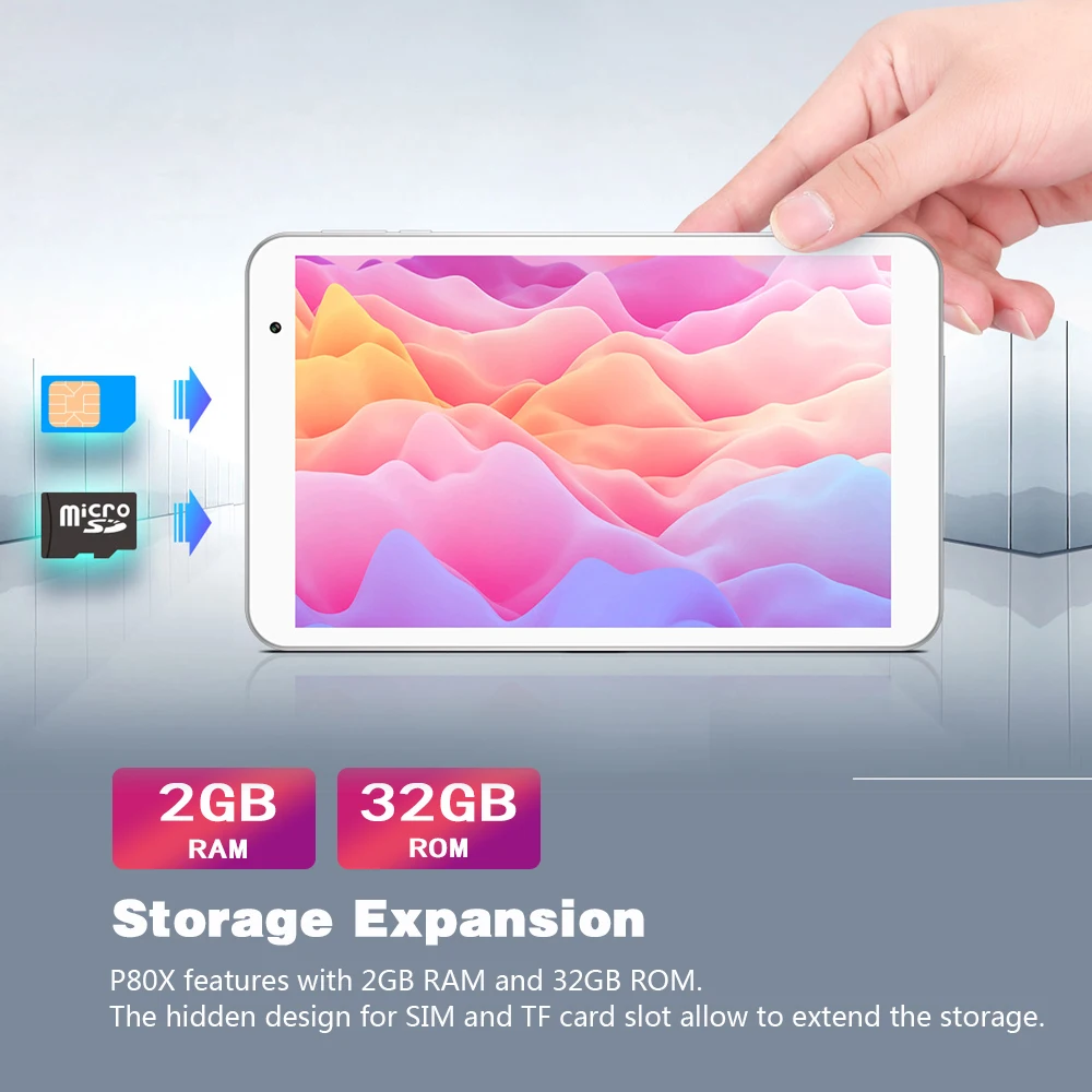 Teclast P80X 4G планшет Android 9,0 нетбук фаблет Планшеты 8 дюймов 1280x800 SC9863A Восьмиядерный 2 Гб ОЗУ 32 Гб ПЗУ gps Двойная камера