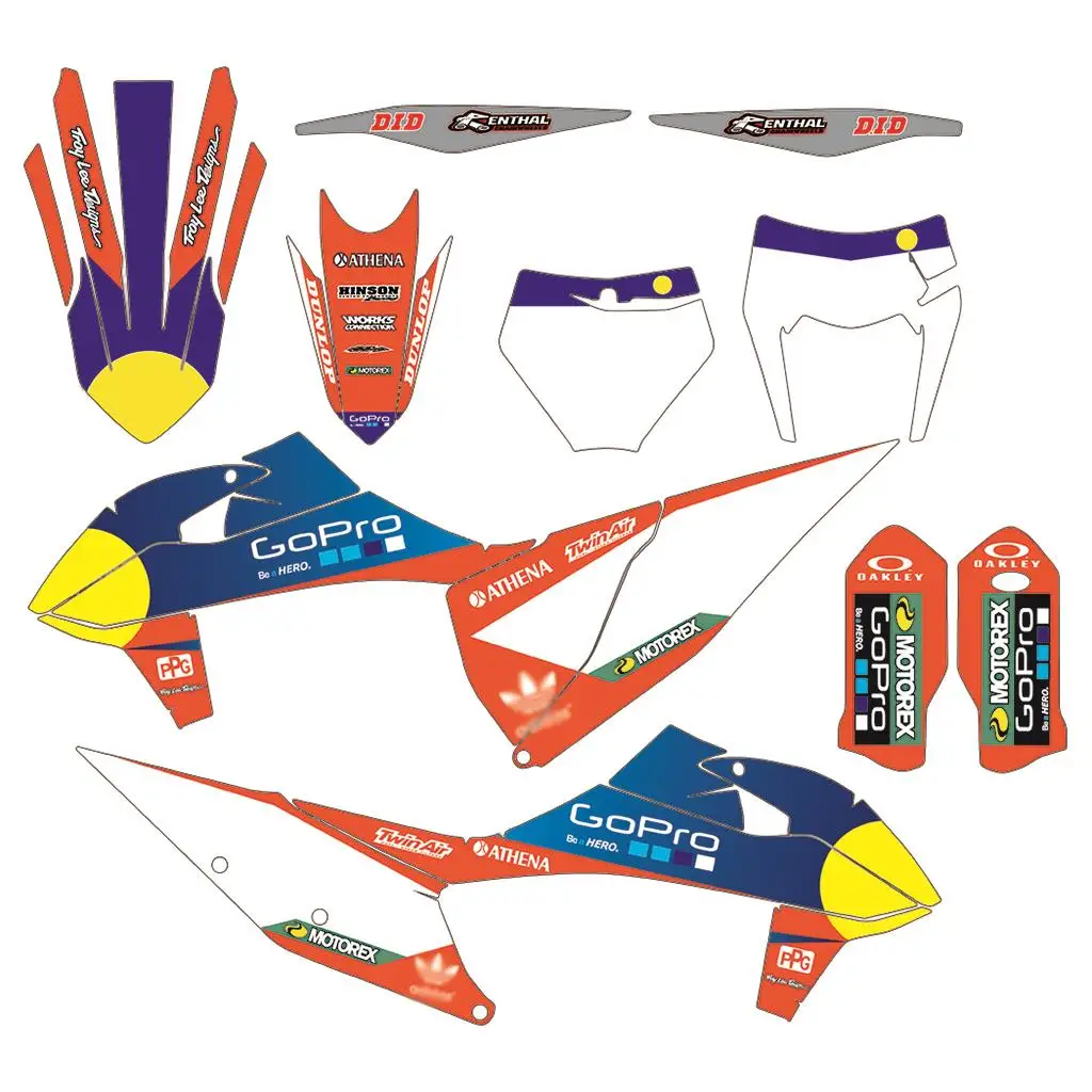 MXGRAPHIC полный набор графические наклейки деко для KTM SX EXC 125 200 250 300 350 450 SX SXF XC XCF