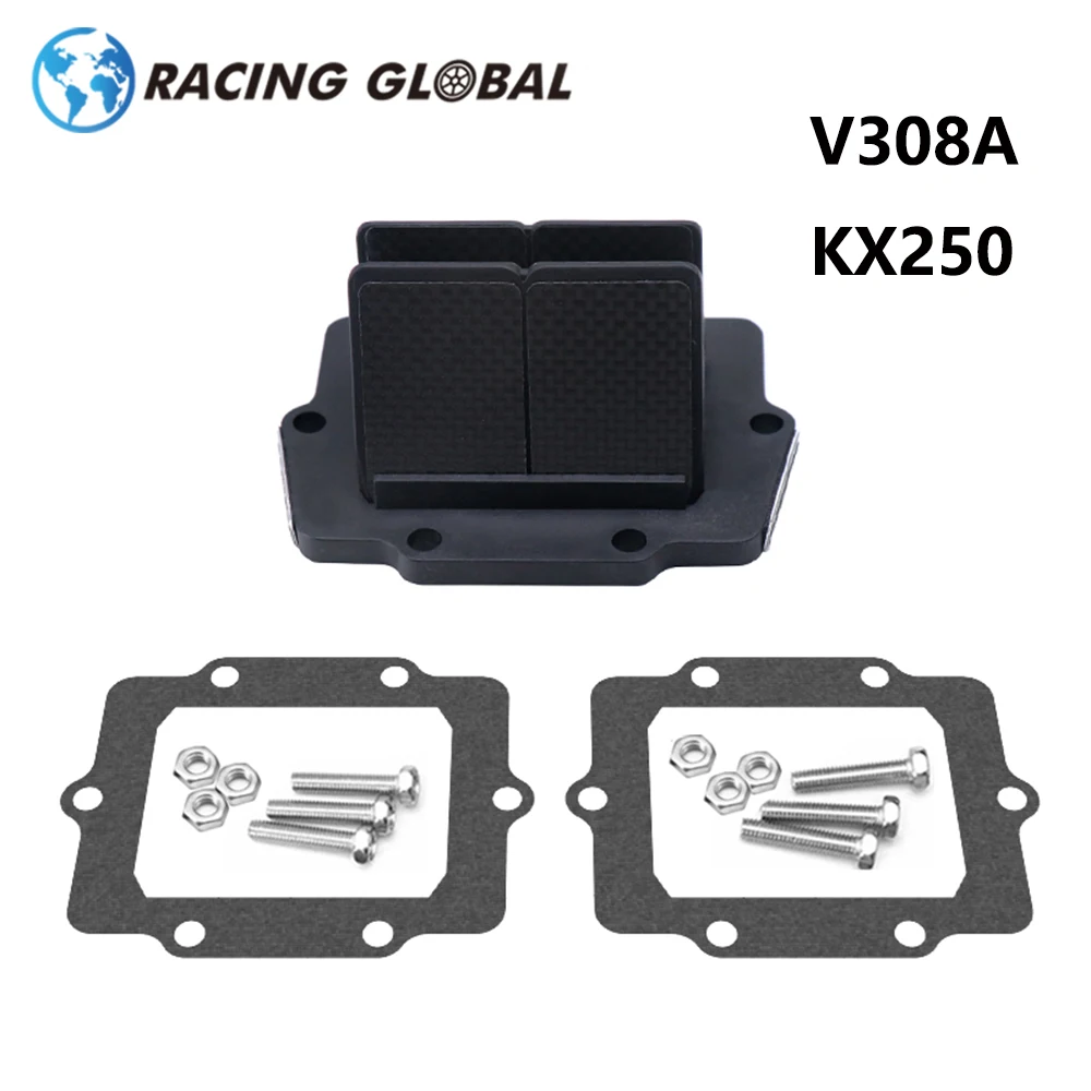 

ALCON-мотоциклетный герметичный клапан для VFORCE 3 V308A для Kawasaki KX250 1987-2004 V308A Mainfold Boot V-Force 3, запорные клапаны для впускных труб